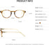 OCCI CHIARI Lightweight Designer Acetate Frame, Stylish Reading Glasses for Women, Yellow, 3.0