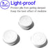 Extra Small Single Pill Box for Purse, 3 Pack Aluminum Screw Top Container, Portable Waterproof Pill Case for Vitamins,