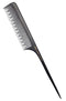 PERFEHAIR Teasing Comb for Fine Hair, Anti-static Long Bakelite Rat Tail Comb for Back Combing and Volume