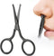 Nose Ear Facial Scissors - Rounded Tip Grooming Scissor Trimmer for Men, Moustache, Beard, Eyebrow