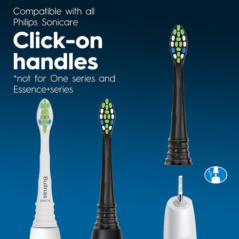 Replacement Toothbrush Heads Compatible with Philips Sonicare ProtectiveClean 4100 5100 5300 6100, 4 Count