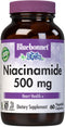 Bluebonnet Nutrition Niacinamide 500mg, Supports Cardiovascular Health, 60 Vegetable Capsules, Vegan