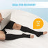 PAKHUDB 1 20-30mmhg Support(Type2-Black,6XL) Calf Compression Sleeves Pair Calf Compression Sleeve Leg Warmer Stocking