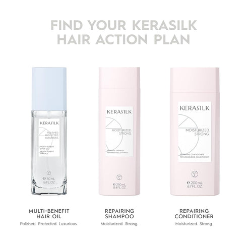 KERASILK Curl Balm | Frizz-Protection & Anti Humidity Effect | Creates Defined & Bouncy Curls | For All Curly Hair