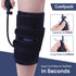 Knee Ice Pack Wrap with Cold Compression for Pain Relief, Reusable Gel Hot Cold Therapy for Knee Injuries & Surgery