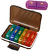 Ipetboom Weekly Portable Pill Organizer Box, 7-Day Multi-Compartment Medicine Case with Colorful Lids