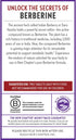 New Chapter Berberine Supplement, 1000 mg, 30x Concentrated Extract for Metabolic and Heart Health, 60 Count