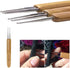5 Pcs Dreadlocks Tool Set Includes 3 Pcs Crochet Hooks, 2 Pcs Interlocking Needles for Braid Craft