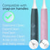 Sensogle 1100 6500, 12 Pack Replacement Brush Heads Sensitive Compatible with Philips Sonicare Toothbrush Soft