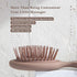 RHOS Mini Hair Brush for Women, Men, Kids - Travel Size Small Cushion Paddle Brush with Soft Bristles