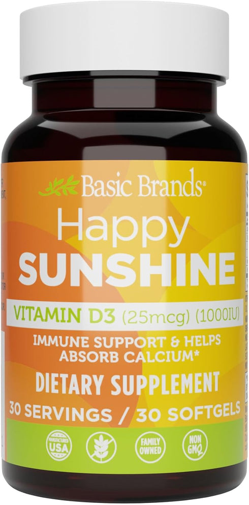 Vitamin D3 1000IU, 30 CT