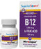 Superior Source No Shot Vitamin B12 Cyanocobalamin (1000 mcg), Folic Acid (400 mcg), 60 Ct, Quick Dissolve Tablets