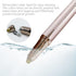 USB Rechargeable Portable Electric Eyebrow Trimmer Pen, Painless Precision Eyebrow Hair Remover, Rose Gold