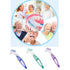 3 Pcs Denture Cleaning Brush, Portable Brushes for Denture Care, Multi-Layered Soft Bristles