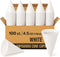 Smygoods Disposable White Paper Cone Cups, Pack of 100-4.5 oz, Eco-Friendly for Events
