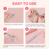 SAVITA 2pcs Nail Art Clean Up Brushes, Painting Tools for Nail Art Design & Polish Mistake Cleaning