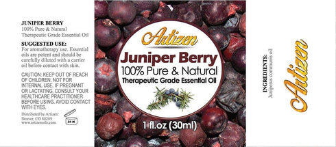 Artizen Juniper Berry Essential Oil, 30ml (1 Fl Oz), Therapeutic Grade