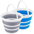2 Pack Collapsible Buckets, 10L 2.6 Gallon Cleaning Bucket, Folding Portable Small Plastic Water Supplies