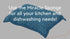 Miracle Microfiber Scrubbing Sponge, Blue Extra Scrubbing Power for Kitchen, Sink, Pot, Pan, Dish Washing, Super