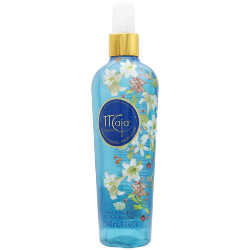 Maja Body Splash Turquoise Water 240mL / 8.1 Oz. Freshness and Sensuality.