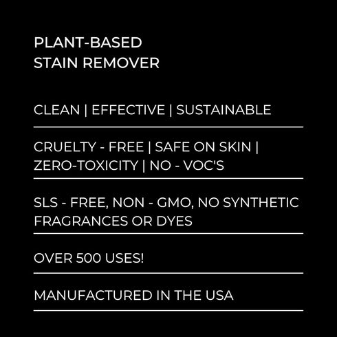 Multi Purpose Stain Remover Concentrate | Plant Based Enzyme Cleaner | Makes 16 Bottles | Cleans Food, Grease, Pet