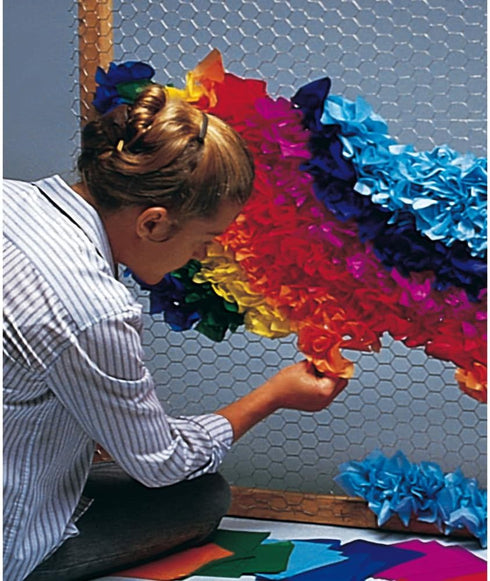 DecoPuffs Tissue Paper Squares | Scarlet | 5-1/2" x 5-1/2" | 300 Count
