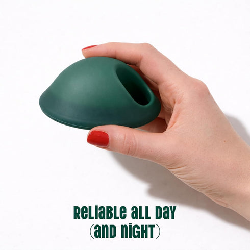 Set 2 12-Hour Shordy Reusable Menstrual Disc of (Small & Large) Soft, Medical-Grade Silicone Period Discs
