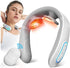 INSHUEY Neck Massager for Pain Relief with Heat Portable Electric Pulse Deep Tissue