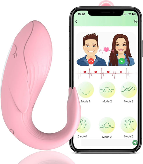 Labnique Pelvic Floor Trainer, Silicone, APP Long Distance Remote Control, Waterproof, for Tightening