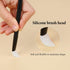 3 Pcs Silicone Makeup Applicator Shadow Brush Eyeshadow Applicators Eyeshadow Brush Lip Mask Makeup Brushes for Liquid Eye Shadow Applying Cream