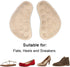 Dr. Foot's Corrective Shoe Inserts - Supination & Over-Pronation Medial & Lateral Heel Wedge Insoles, 3 Pairs Beige