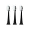 TAO Clean Umma Diamond Sonic Toothbrush Replacement Heads, Black (3-Pack) for Electric Toothbrush and Docking Station
