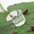 lasenersm 2 Pieces Mini Glass Dappen Dish with Stainless Steel Lid, Nail Art Tools Glass Cup