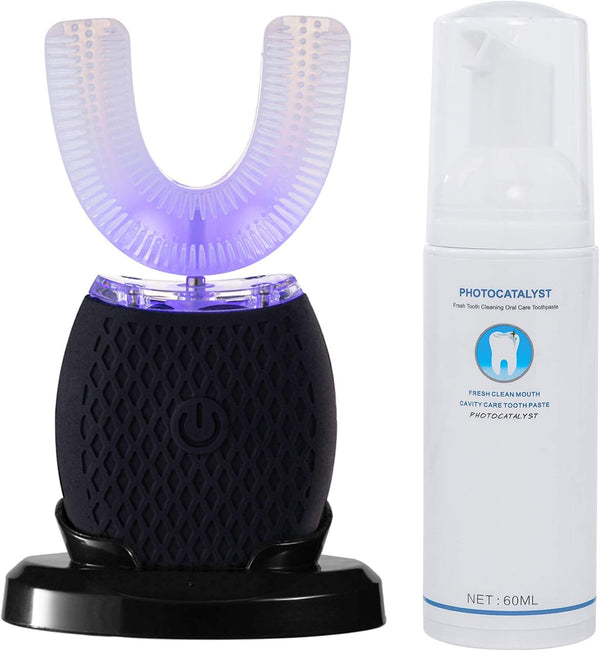 Martenit Ultrasonic Toothbrush for Adults Automatic Electric Toothbrush Portable Washable Soft Bristles 30s