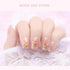 WOKOTO 6 Boxes Nail Art Studs Set, Gold Silver Hollow Star Moon Flower Rivet Kit with Tweezers and Picker Pencil