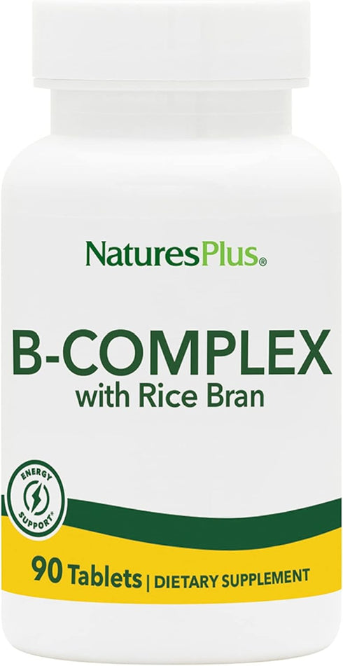 Nature's Plus B-Complex W/Rice Bran, 90 Tablets