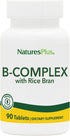 Nature's Plus B-Complex W/Rice Bran, 90 Tablets