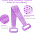 Inmorven Back Scrubber for Shower, Extra Long Silicone Exfoliating Body Brush with Handle for Men and Women (30