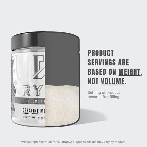 RYSE Up Supplements Element Series Creatine Monohydrate | Increase Lean Muscle Mass | Improve Strength & Power | Reduce