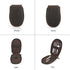 Set CONTACTS Full Grain Leather Empty Manicure Case Travel Nail Clipper Pouch for Men Personal Care Tools Pouch By