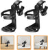 Ipetboom 2pcs Universal Cup Holder for Wheelchair and Stroller, Rolling Cart Accessories with Bottle Cage, Bike Drink