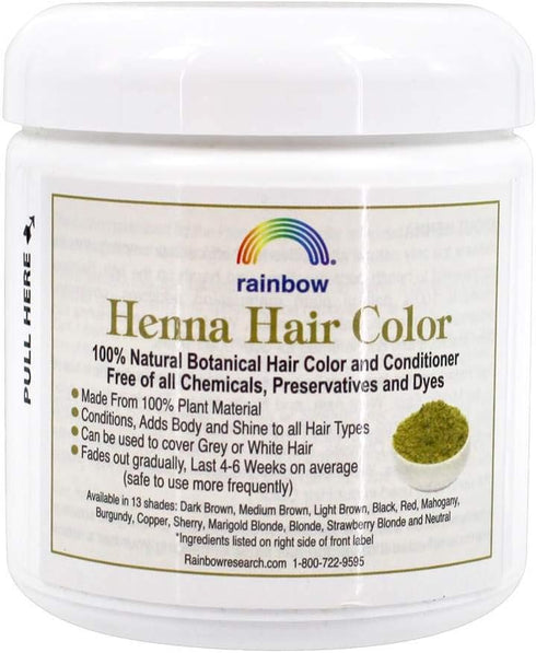 Rainbow Research Henna Hair Color and Conditioner, Blonde, 4 Ounce