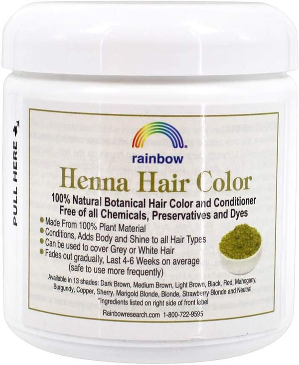 Rainbow Research Henna Hair Color and Conditioner, Blonde, 4 Ounce