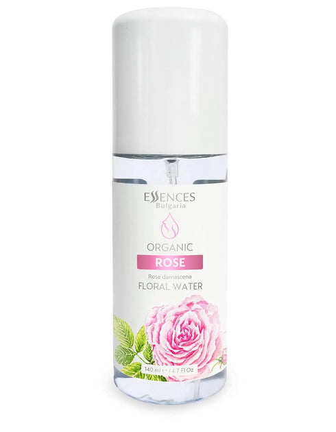 Organic Rose Floral Water 4.7 Fl Oz | Essences Bulgaria | 100% Pure Natural Anti-Age Hydrating Mist