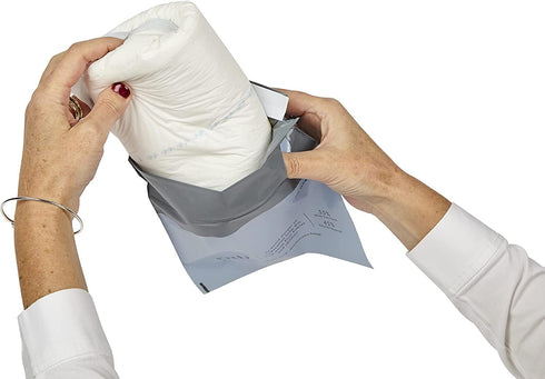 Pack 50 Fab Little Bag HyGeeni Disposal Bags for Nappies, Incontinence Pads, Ostomy & Catheter Bags - Prevents Odours