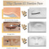 Makeup Mannequin Face with Practice Board, 3D Reusable Eye Makeup Face for Artists and Beginners