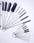 Nylon Cleaning Brush Set, 25pcs Tube Brush for Drink Straws, Hummingbird Feeders, Airbrushes, Keyboards