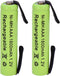 VRYJSPFU 2pcs AAA 1800mAh 1.2V Ni-MH with Solder Tabs Rechargeable Battery Cell, for