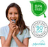 Sensory Chew Necklace for Girls - Munchables Chewable Leaf Pendant (Silver)
