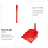 COHEALI Plastic Upright Dustpan, Long Handle Lobby Dust Pan for Garage Home Yard Cleaning, 63cm (Dust Pan Only)